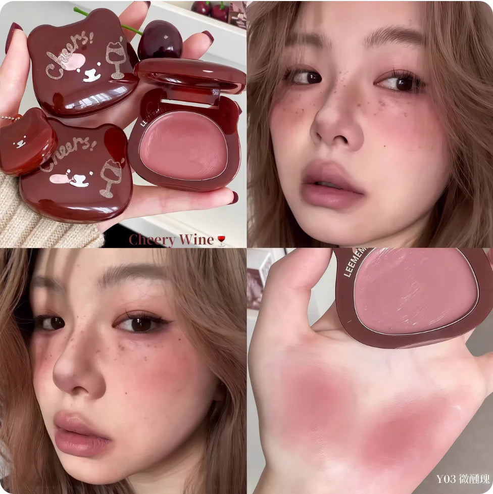 LEEMEMBER Satin Finish Multi Purpose Powder Summer Edition Blush Zpaxo