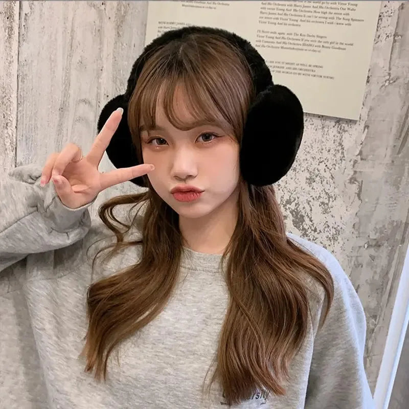 Soft Plush Ear Warmers – Winter Earmuffs for Women & Men