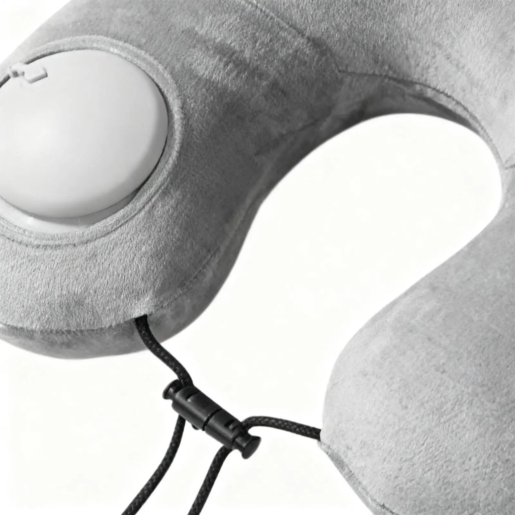 Inflatable Travel Neck Pillow – U-Shape Plush Support Pillow Travel Neck Pillow Zpaxo