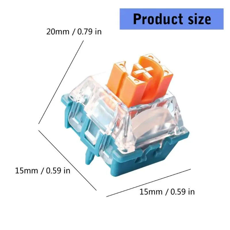 652F Keyboards Switches Noise Reducing Long Use E-SPORT Standard Zpaxo