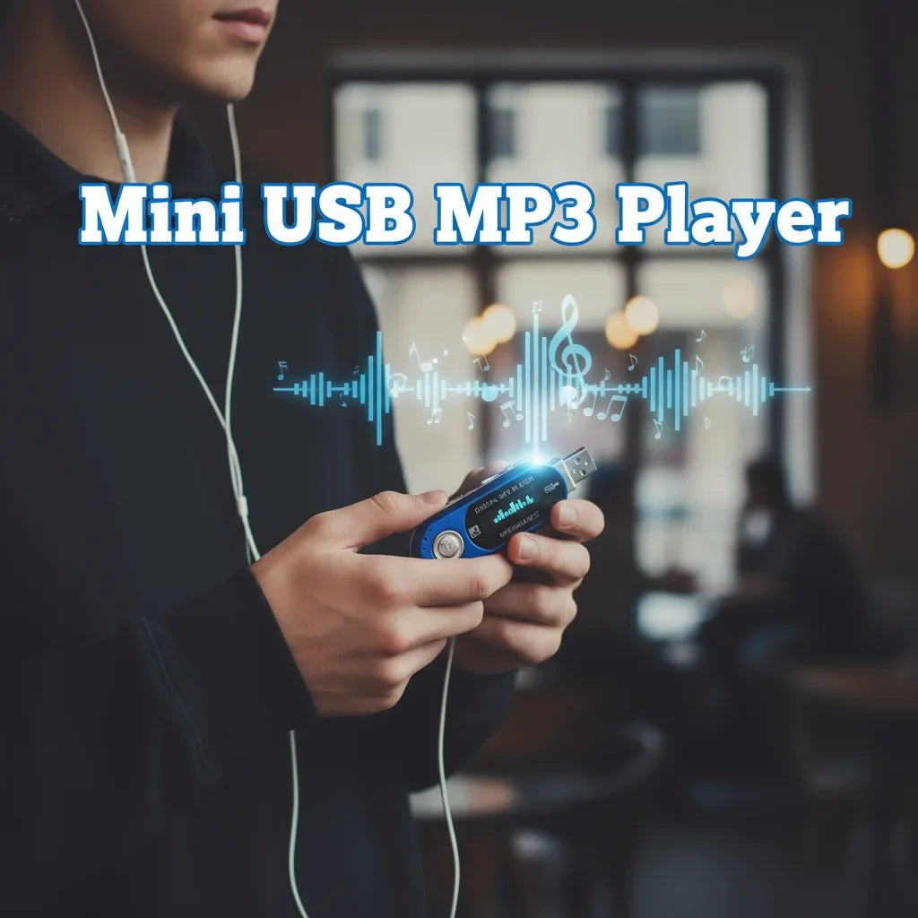 Mini USB MP3 Player Portable 32GB TF Storage FM Radio Music Digital
