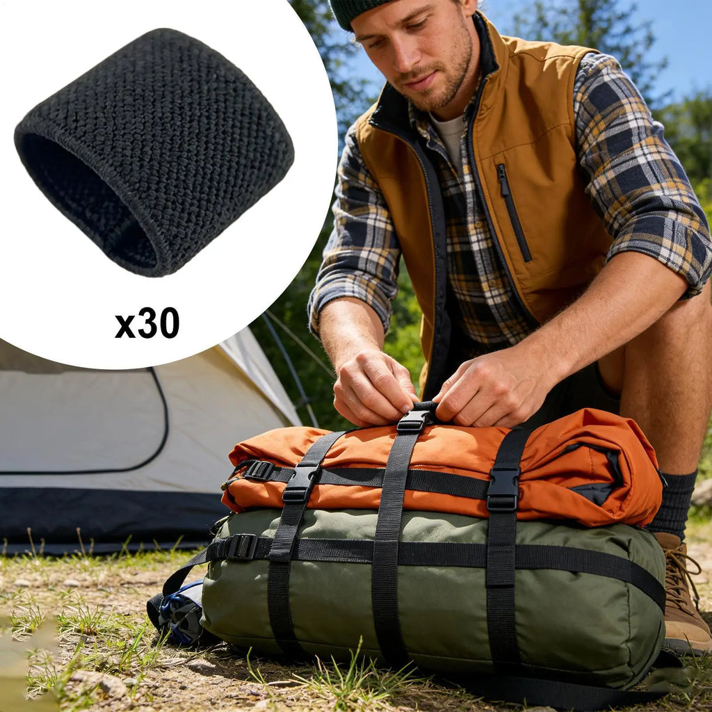 Belt Keepers Heavy Duty Elastic Retainer Backpack Strap Keeper Slings