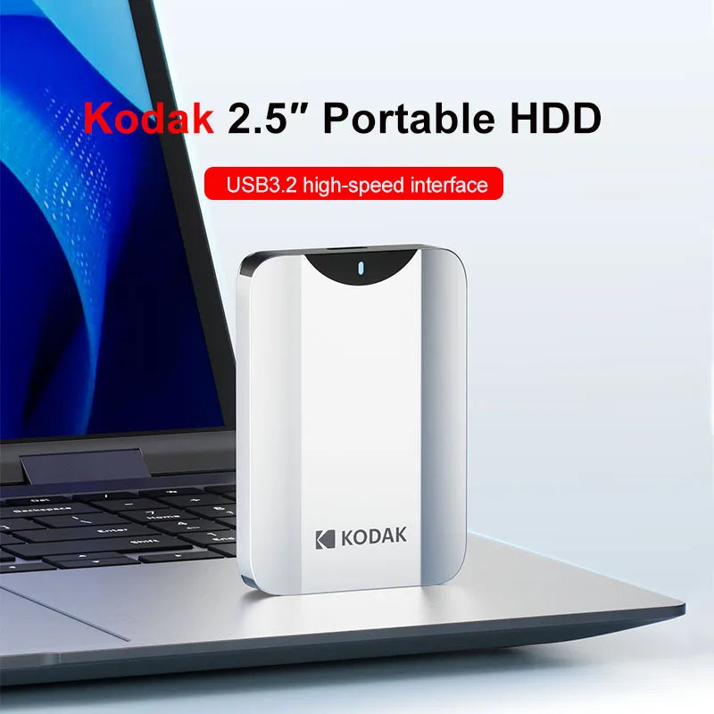 KODAK P230 Portable HDD 1TB External Hard Disk Drive 5Gbps PS4 PS5 Zpaxo