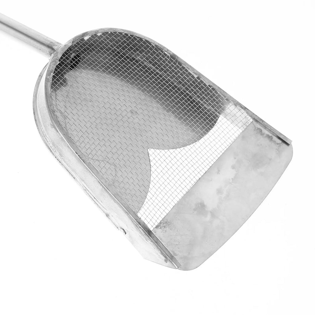 Bird Cage Cleaning Brush Wood Stainless Steel Droppings Shovel