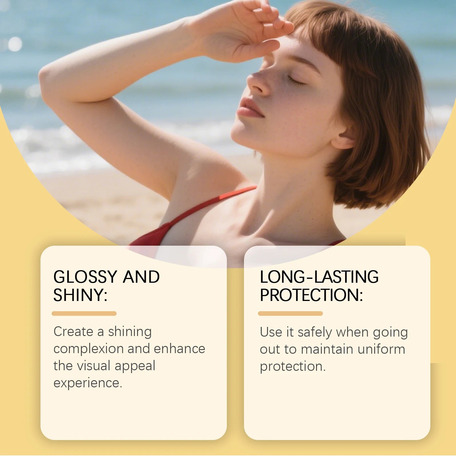 Coconut Sunscreen Oil SPF 50 – Waterproof UV Protection 100ml Sunscreen Oil Zpaxo