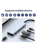 652F 4 Port USB C Expansion Dock Fast Speed 10Gbps Data Transfer Zpaxo CN