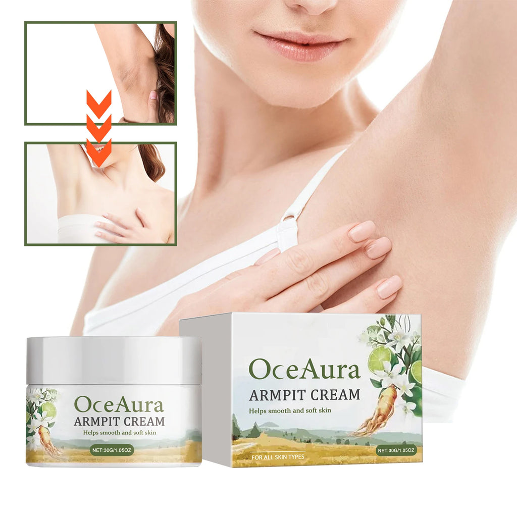 OceAura Armpit Whitening Cream – Brighten, Moisturize & Odor Armpit Whitening Cream Zpaxo