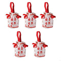 Seasonal Decorative Fabric Sacks Carry Handle Festival Ornament