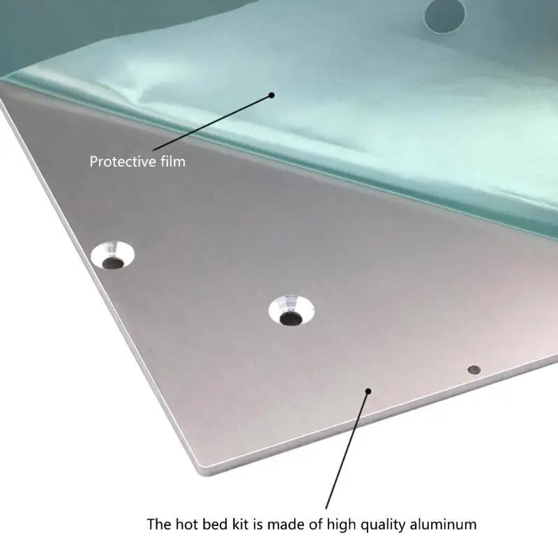 652F Printer Heated Bed Spring Steel Sheet 235X235mm Metal Build Plate Optional Base for K1 Enhances Stability Zpaxo