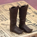 Doll Shoes Medieval Knight Boots Dolls Retro Miniature Gold Zpaxo 1Pair brown