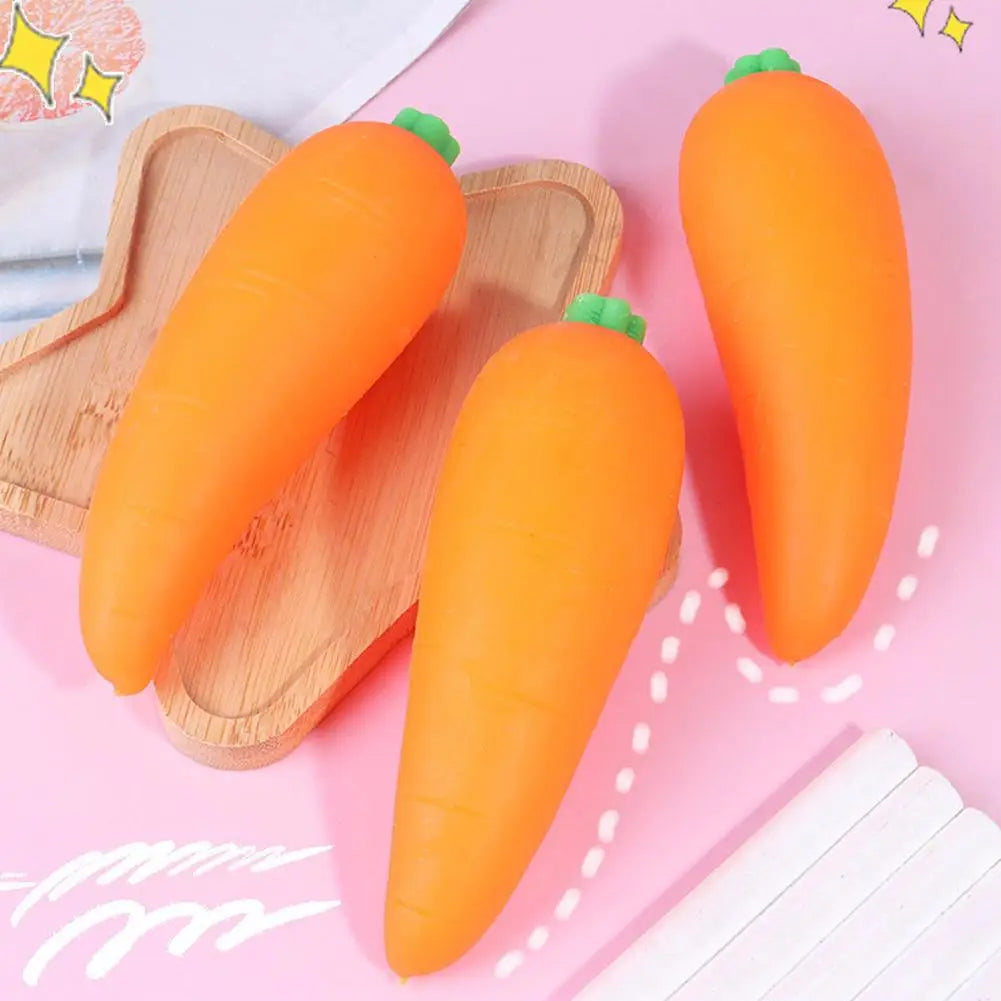 Dumpling Squishy Games Sausage Carrot Vegetable Giant Stress Toy Sensory Fun For Kids Teens & Adults Skateboard Squish Dumplings Zpaxo 3PCS