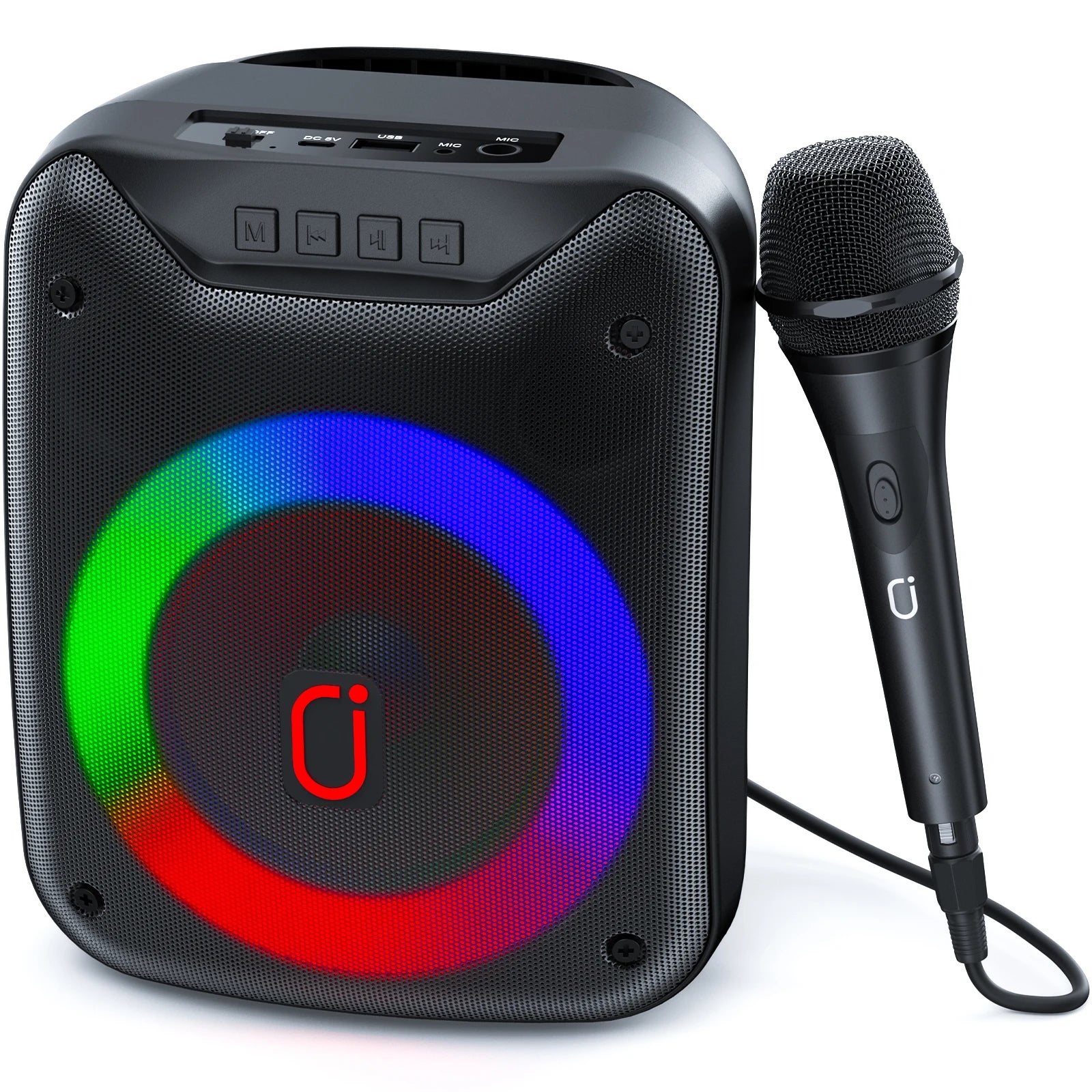 D18 High-power Portable Karaoke Speaker Microphone Wireless Bluetooth