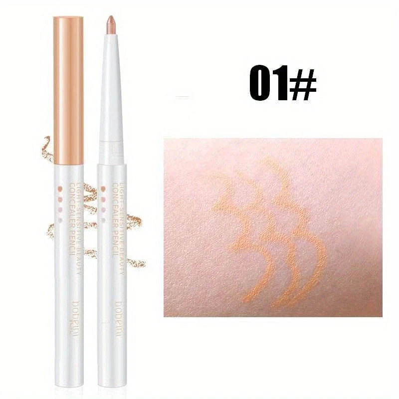 1PC Cover Dark Circles, Tear Trough Concealer Pencil, Matte, Glides on Easily, Highlighter Pencil for Natural Eye Makeup Zpaxo 01