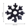 Multifunctional Snowflake Wrench Tool Steel Octagonal Hexagon Zpaxo Black