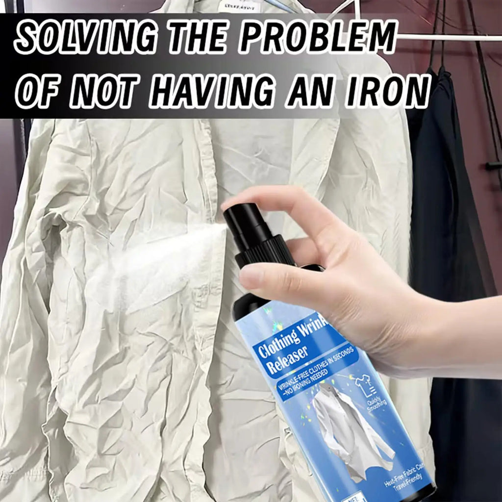 Wrinkle Remover Spray Anti Static Quick Dry Clothes Iron Travel