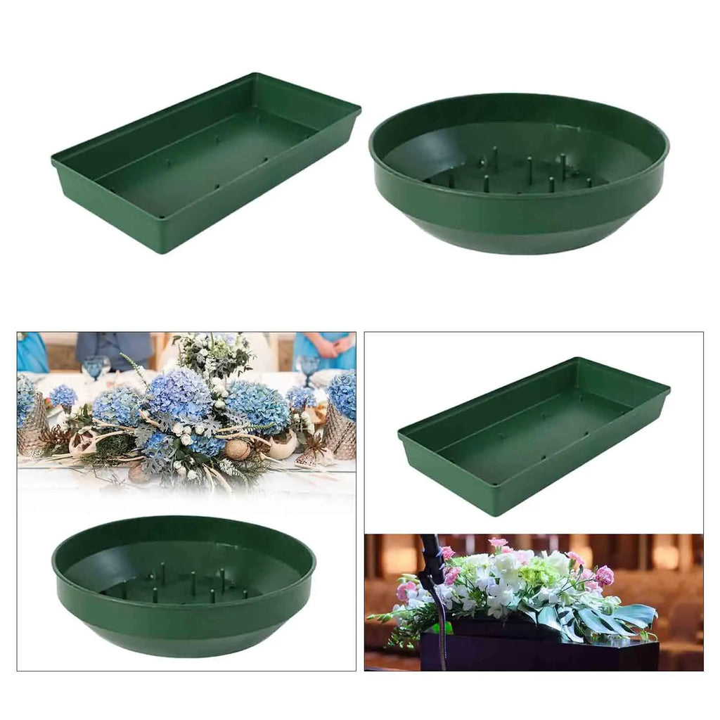 Floral Bowl PP Florist Decorative Bowls Flower Arrangement Container for Desk Living Room Party Decor Decorating Photo Props Zpaxo