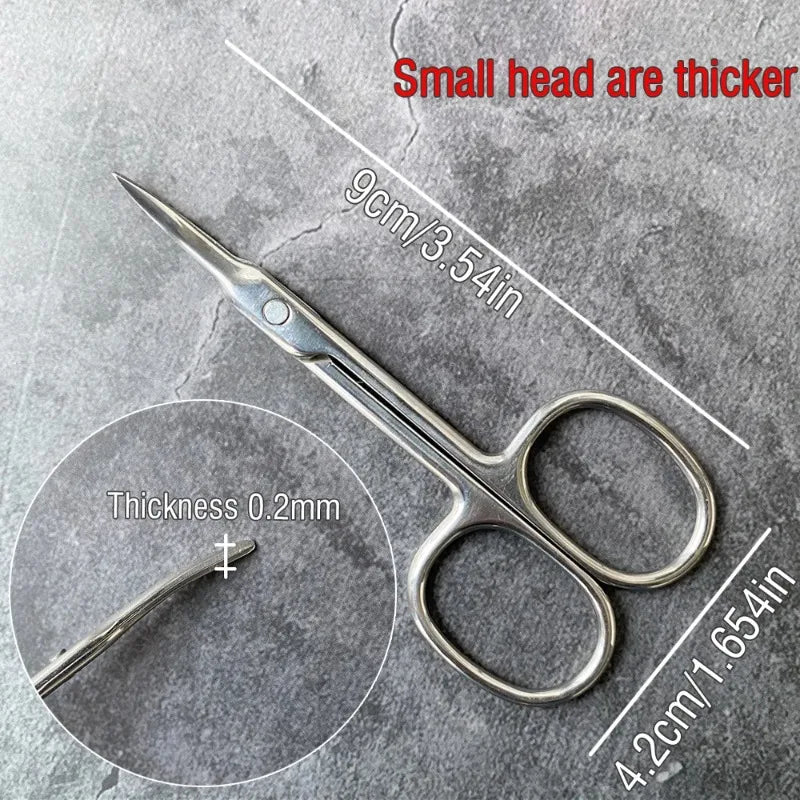 Dead Skin Remover Stainless Steel Curved Tip Thin Blade Cuticle Zpaxo 01-Small