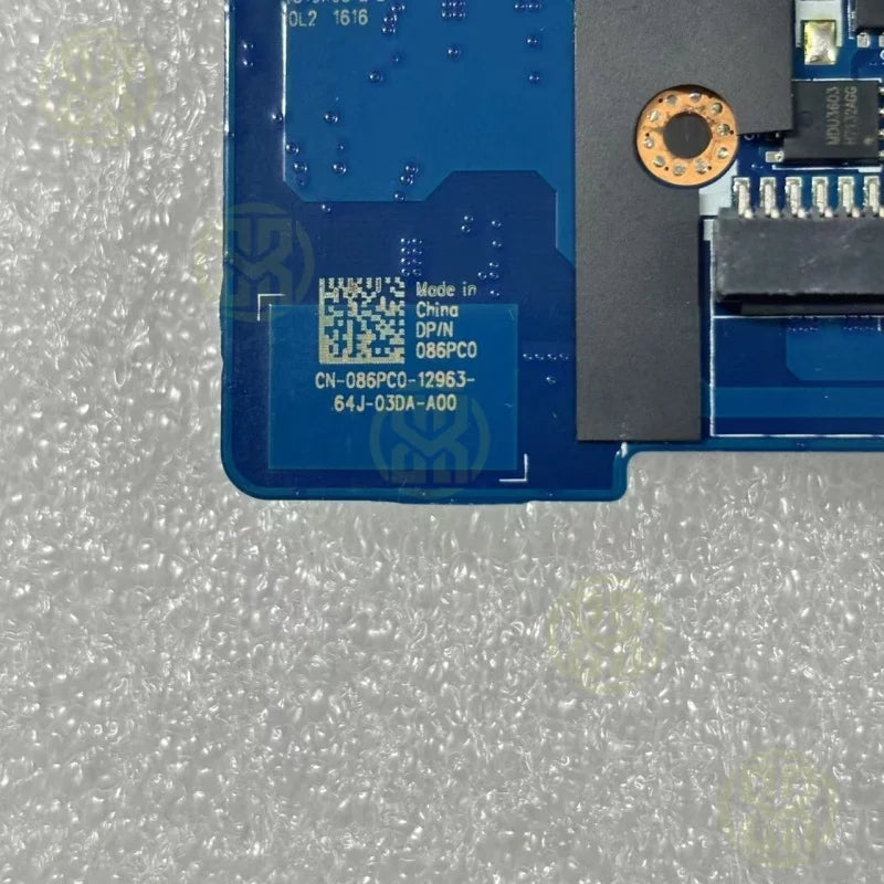 Dell 7510 LA-C541P Laptop Motherboard 086PC0 I7-6820 2 7GHZ OK