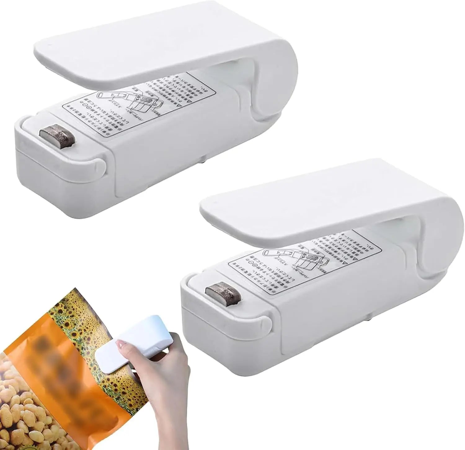 Mini Heat Bag Seal Machine Thermal Plastic Food Package Sealer
