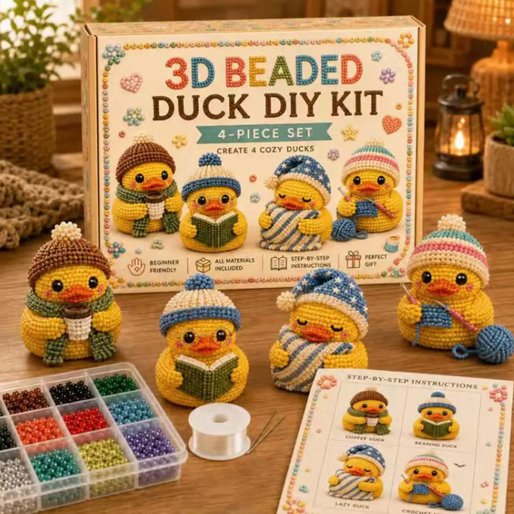 Bead Animal Making Cute Duck Handmade Toys Embroidery Jewelry Craft