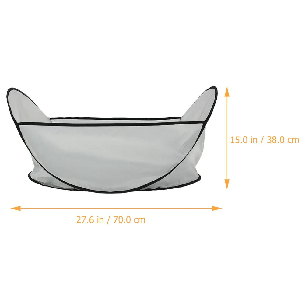 Dog Grooming Hair Catcher Bib Professional Pet Shearing Apron Polyester Washable Hair Collector for Dog Cat Rabbit Haircut