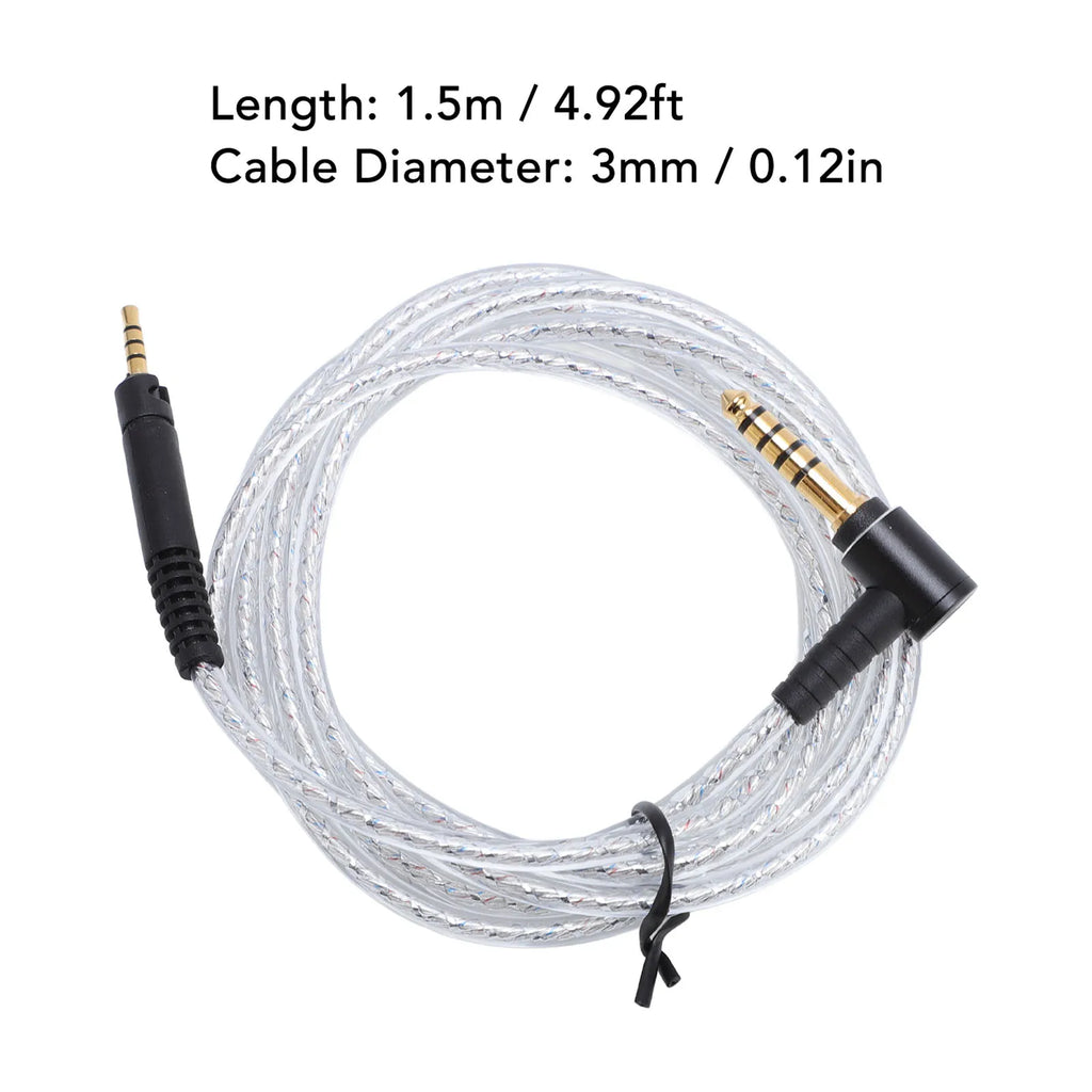 Balanced Headset Cable Stable Plug Play Headphone 4 92ft HD558 HD518