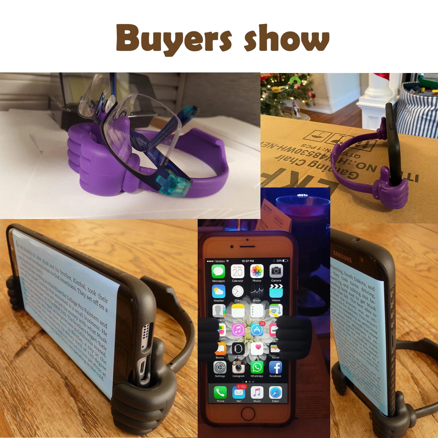 Portable Thumbs Up Mobile Phone Stand Lazy Holder Desk Tablet Bracket Zpaxo