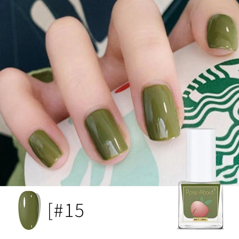Water-based Peel-off Nail Polish No UV Lamp Needed Long-lasting