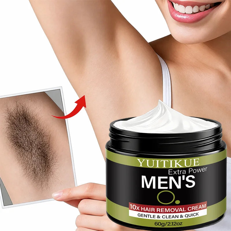 YUITIKUE Men's Hair Removal Cream – Gentle, No Irritation Hair Removal Cream Zpaxo