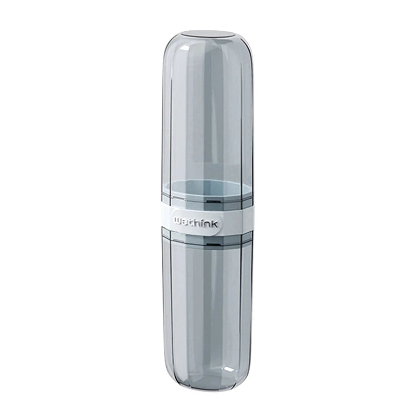 Portable Mouthwash Cup Toothpaste Storage Box Toothbrush Storage Box Toiletry Set Travel Supplies Portable Toothbrush Cup Zpaxo Blue