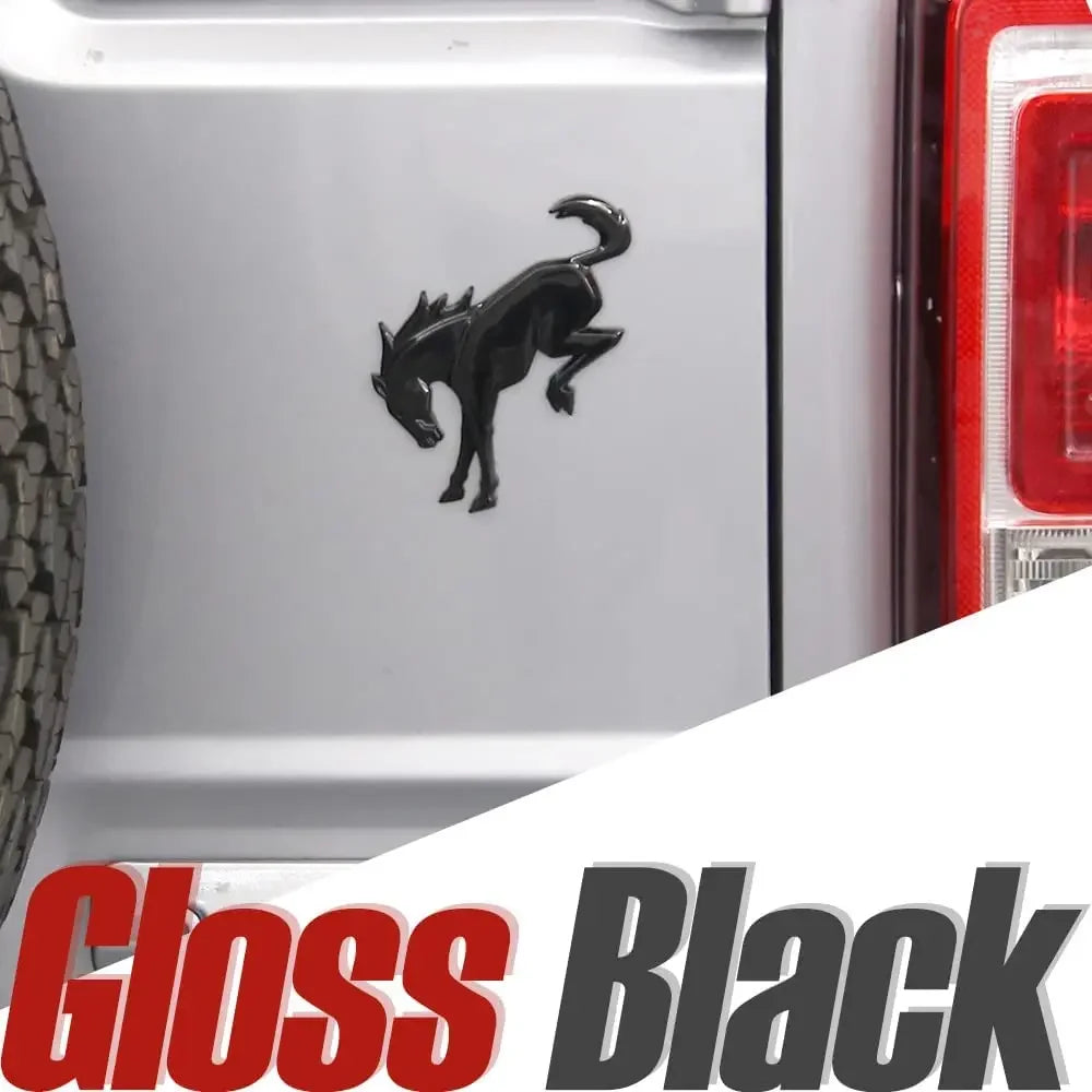 3D Black ABS Bronco Emblem Decal – Ford Bronco Sport 2020–2023