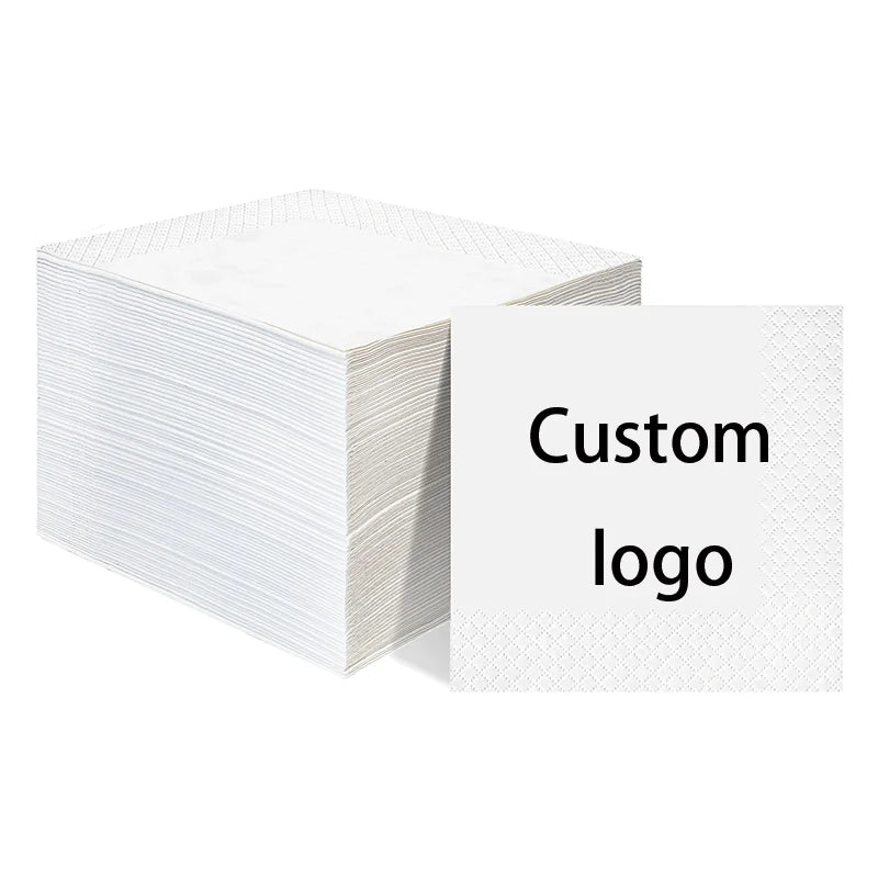 Custom Pape Napkins Personalized Wedding Design Business Cocktail