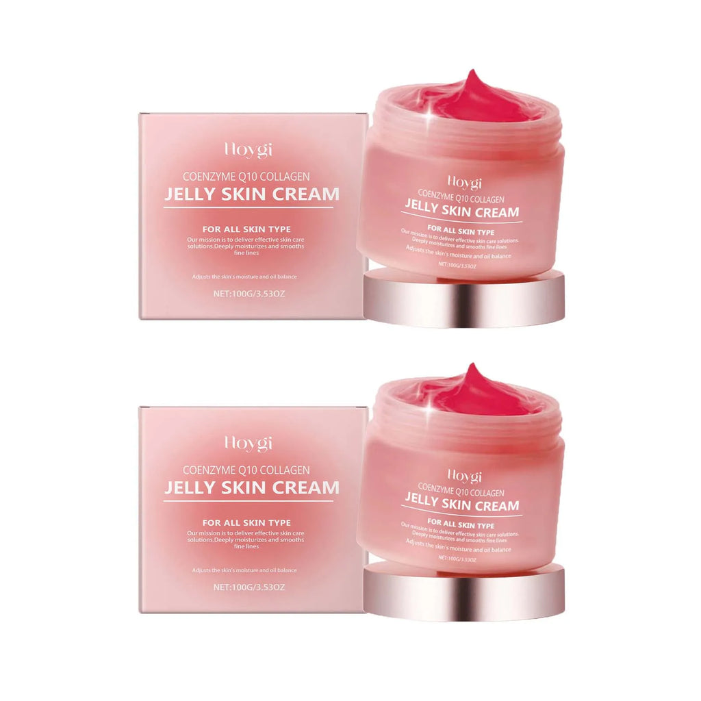 Hoygi Collagen Jelly Cream – Hydrating Firming Anti-Aging Gel Facial Gel Cream Zpaxo 2Pcs