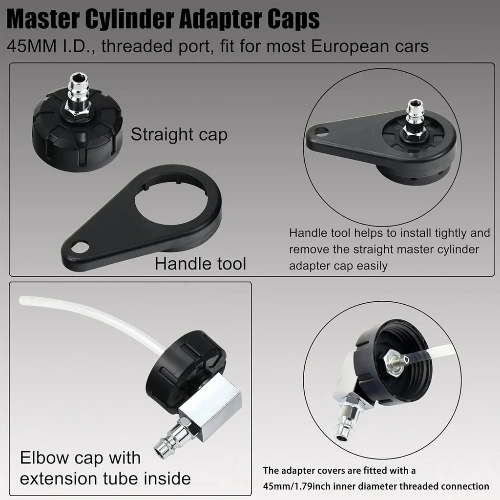 Car Manual Brake Fluid Bleeder Vacuum Pressure Pump Professional
