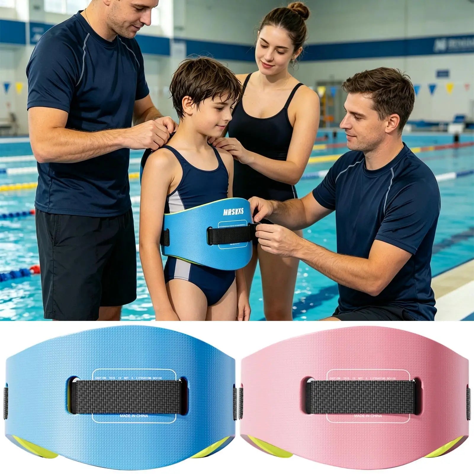 Swim Float Belt Adjustable Quick Release Buckle EVA Foam Buoyancy