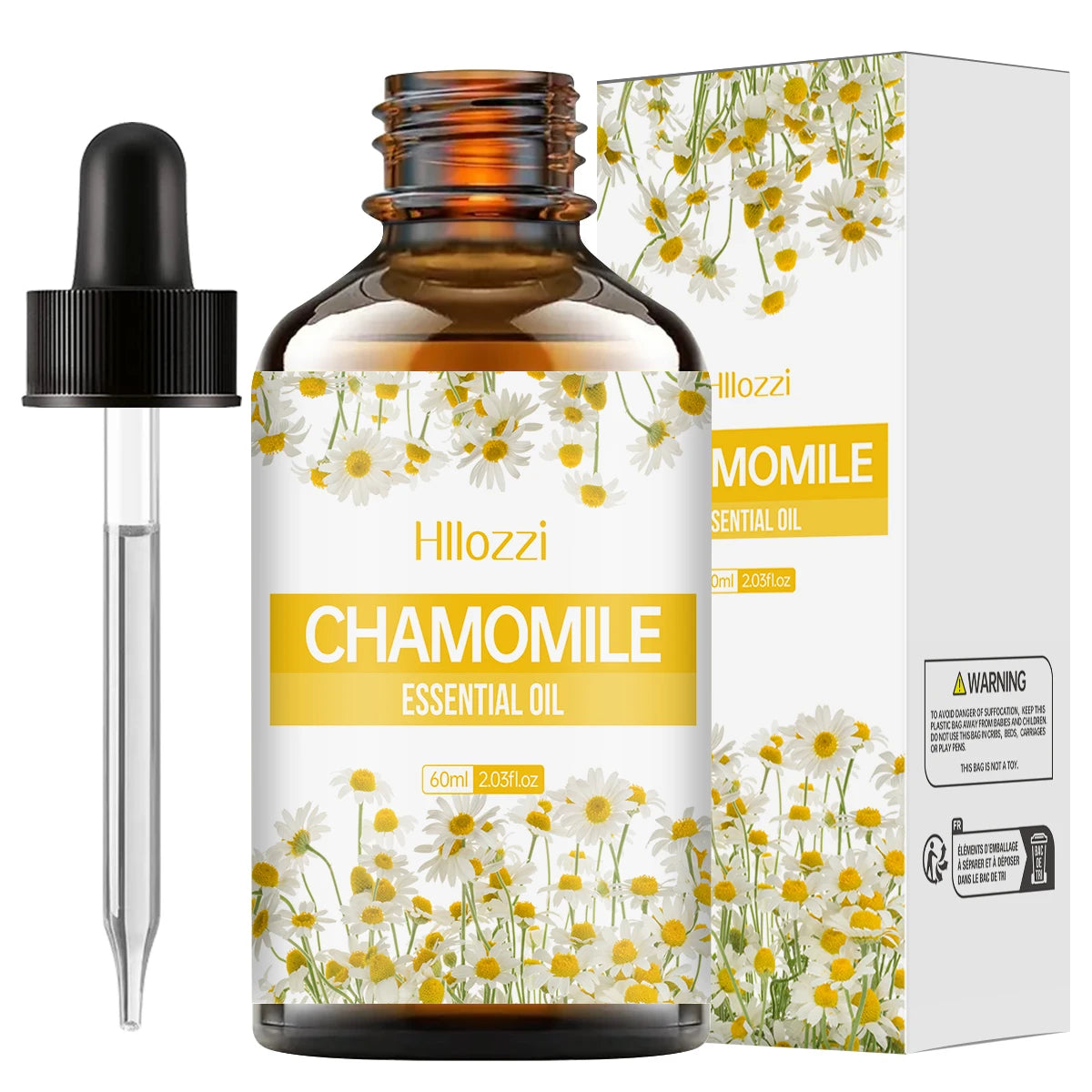 100ml chamomile essential oil pure essential oil plant essential oil multifunctional essential oil aromatherapy machine Zpaxo 60ML CHAMOMILE Other