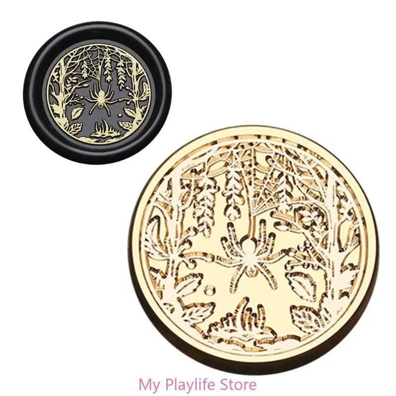 Halloween Series Wax Seal Stamp Witch Sealing Letter Decorations