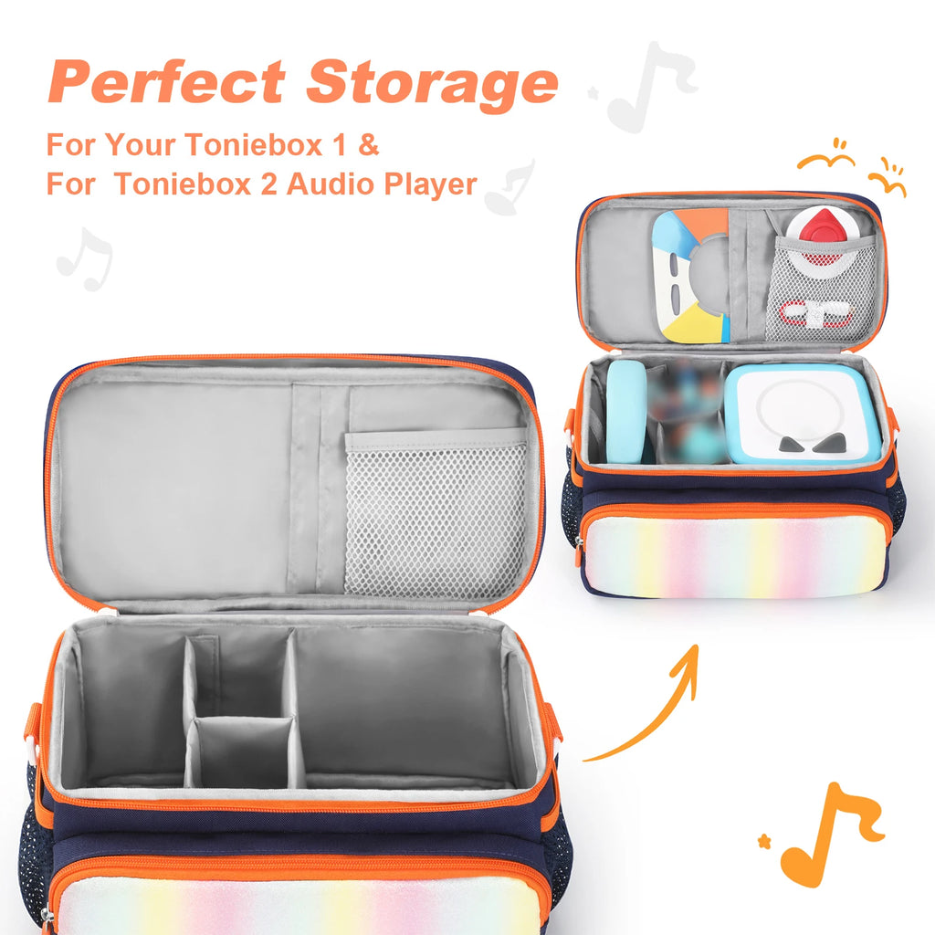 Toniebox 2 1 Headphone Storage Bag Wear Resist Charging Station