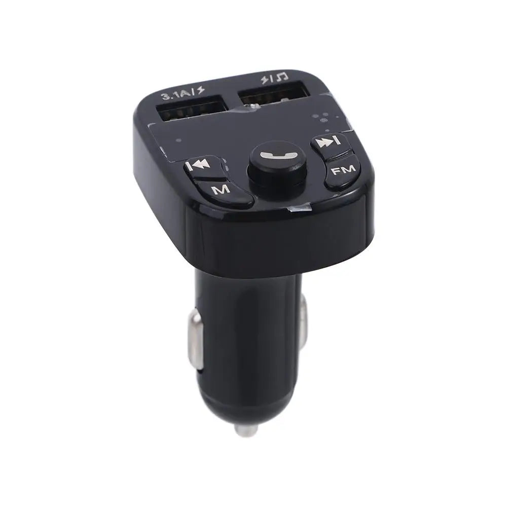 Fast Charger Quick Audio Receiver Adapter Car Player Bluetooth 5 0 FM Zpaxo black