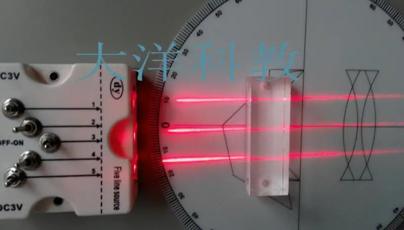 Five-line Light Source, Parallel Light Source, Physics Teaching Aid, Optics Zpaxo