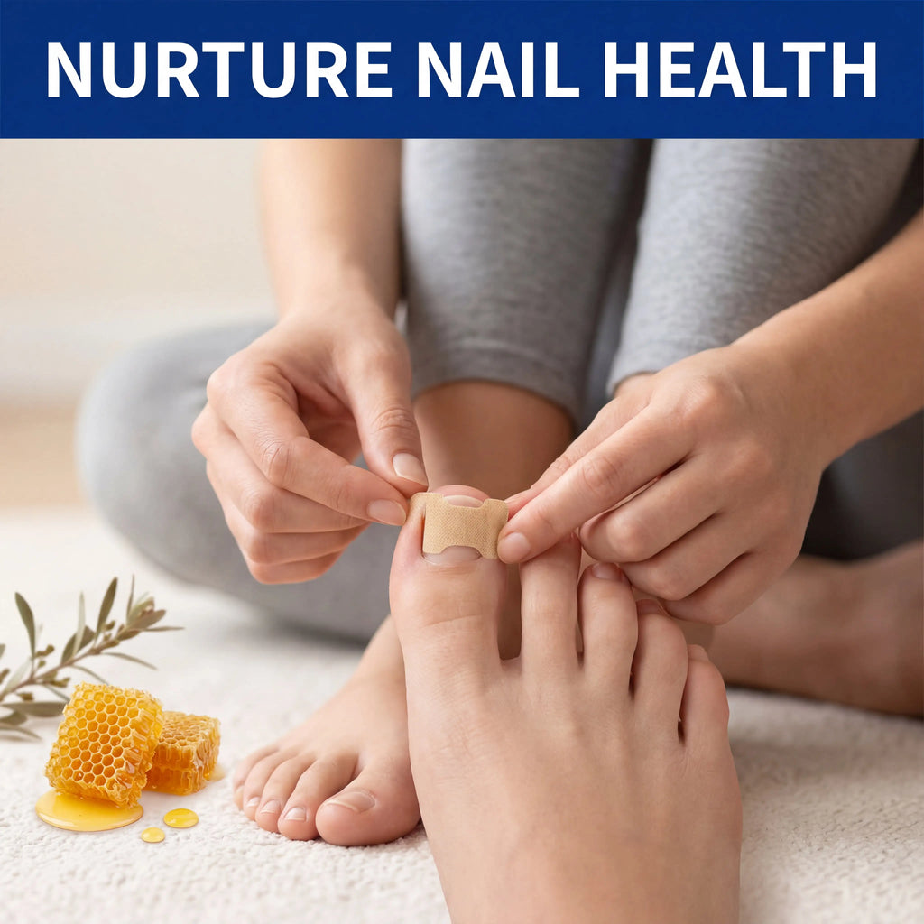20pcs Nail Care Patches Soothing Lightweight Breathable Patch Relieve Nail Discomfort Dry Skin Remedy Hand Foot Care 4x9cm Zpaxo