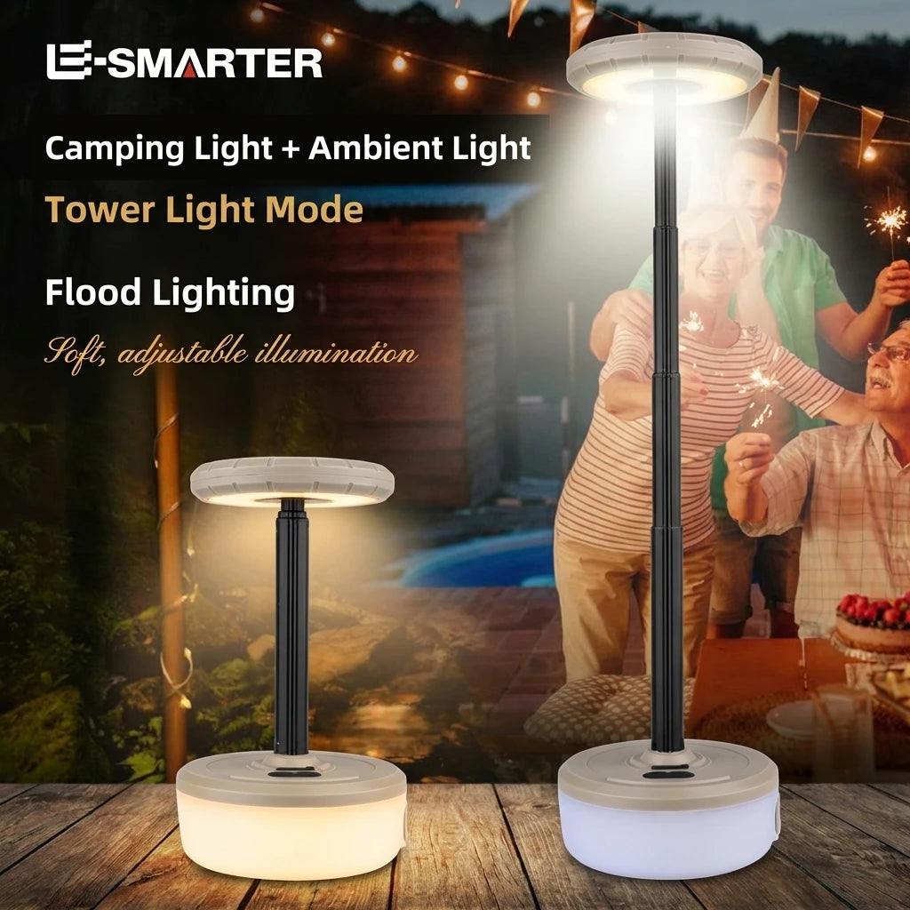 ESMARTER Magnetic Expandable Camping Lantern | Rechargeable LED