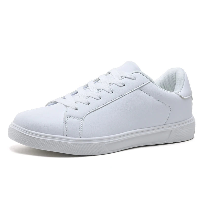 White Shoes Men Women Same Spring Autumn Leather Waterproof Casual Zpaxo K15 White 43 China Mainland