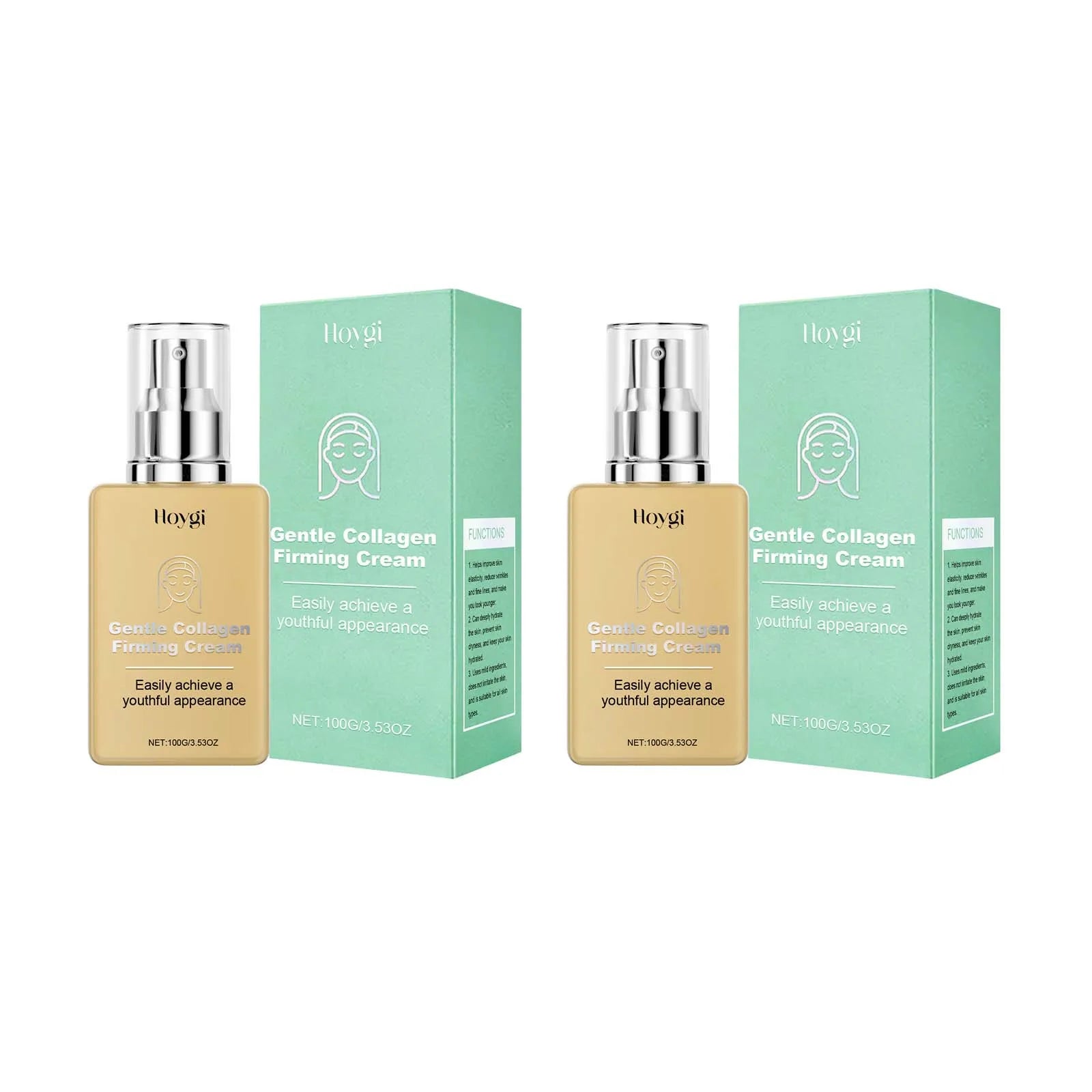 Hoygi Collagen Firming Cream – Hydrate, Brighten & Firm Skin Collagen Face Cream Zpaxo 2Pcs
