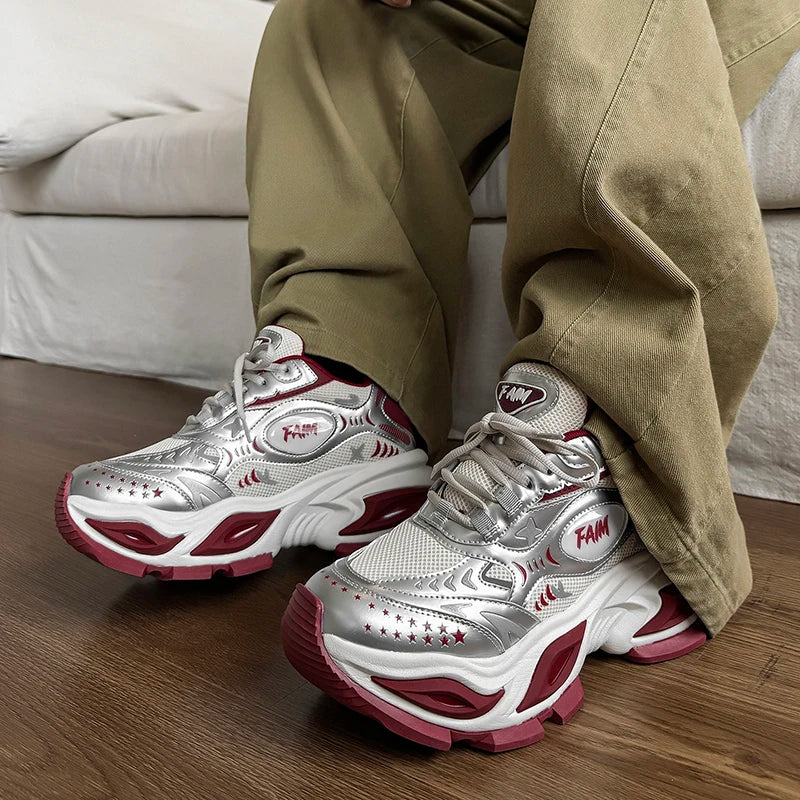 Men's Shoes Luxury Trainers Casual Sneakers Breathable Race Running