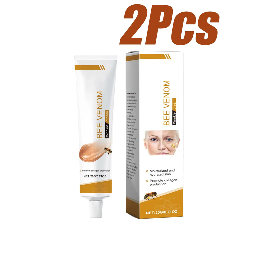 Bee Venom Anti-Aging Face Cream – Firming & Wrinkle Removal Anti-Aging Face Cream Zpaxo 2 x 20g Boxed