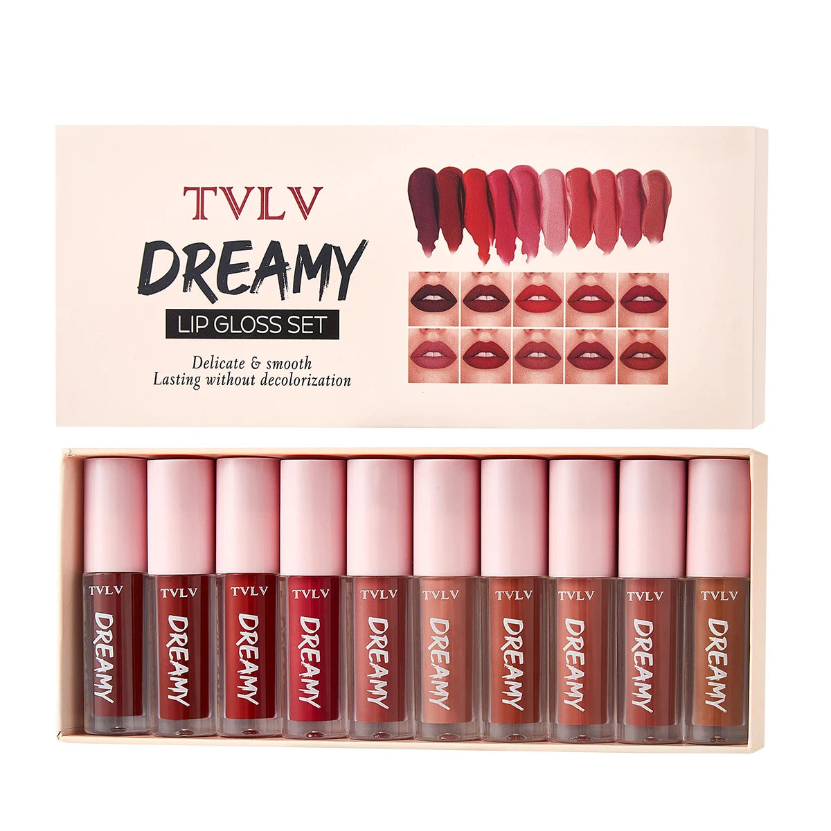 Matte Lip Gloss Long-lasting Waterproof Lightweight Natural Makeup