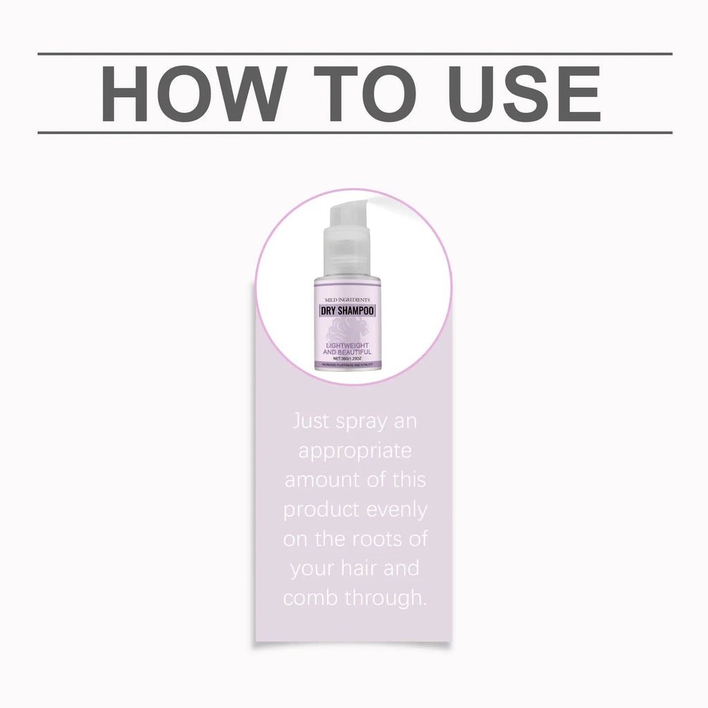 Portable Dry Shampoo Spray – Oil Control & Hair Volume 35g Dry Shampoo Spray Zpaxo