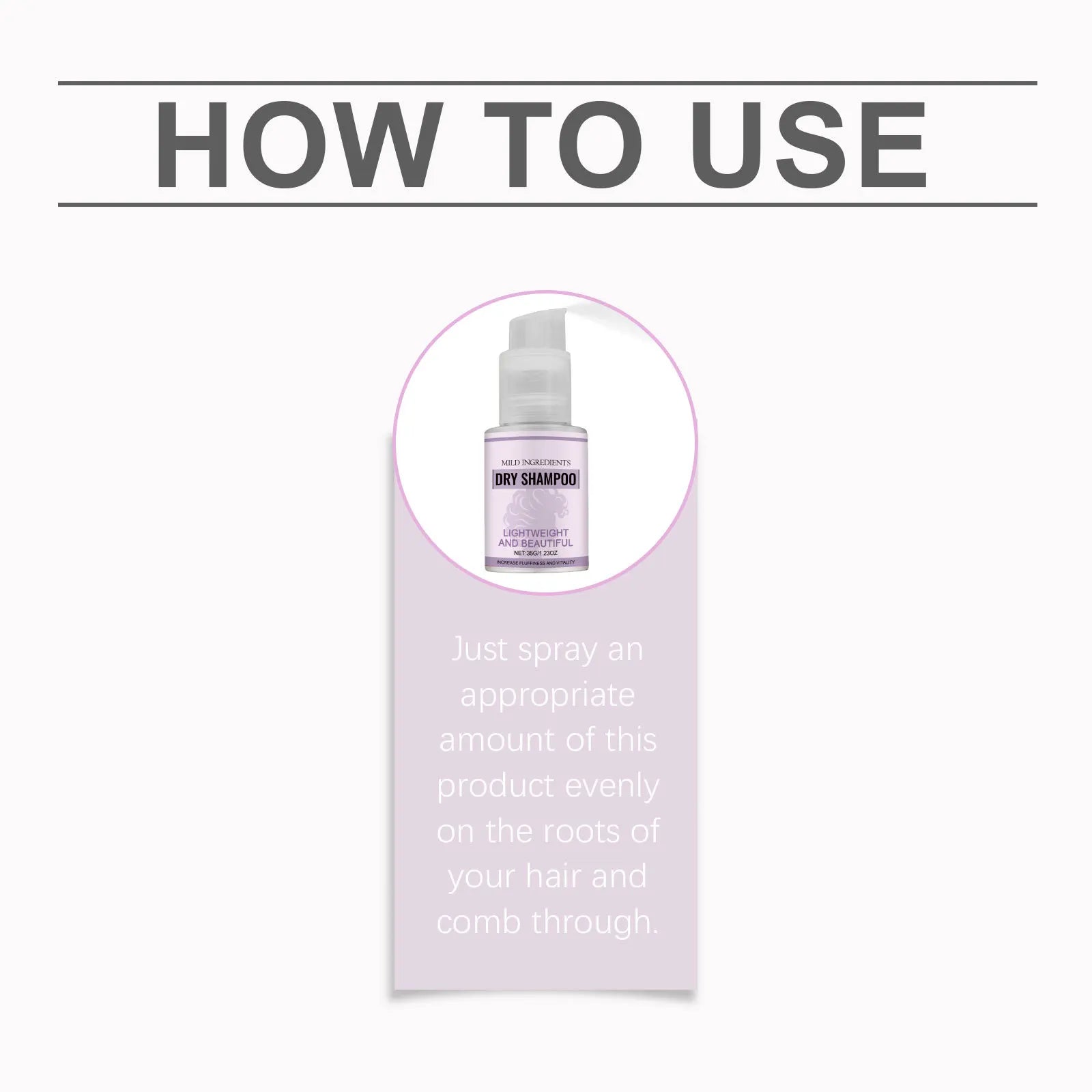 Portable Dry Shampoo Spray – Oil Control & Hair Volume 35g Dry Shampoo Spray Zpaxo