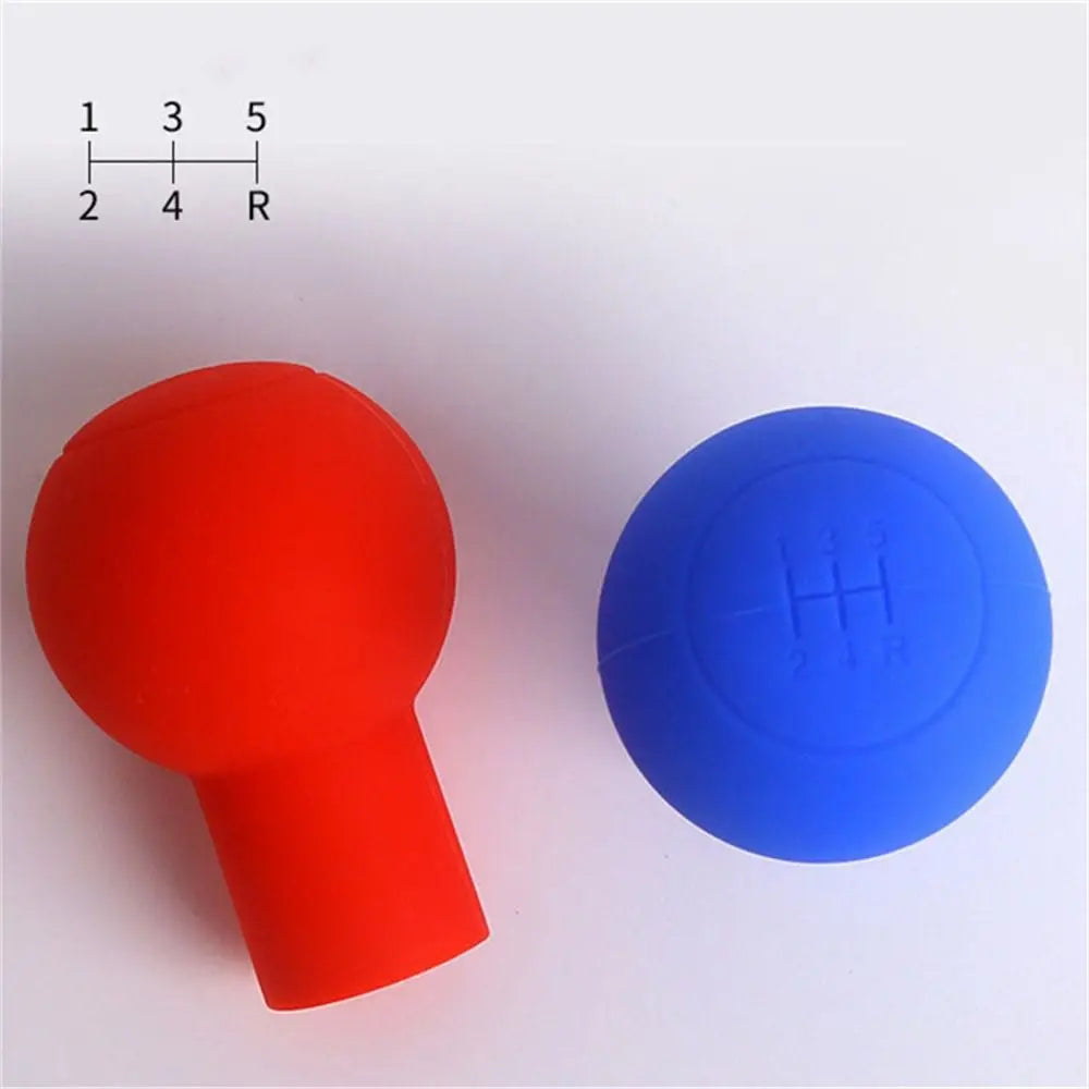 Soft Automatic 5 Gear Manual Silicone Stick Lever Shell Shift Knob Zpaxo